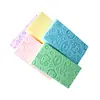 Esponja de Baño Forma de Escama de Pescado PVA Rectangular Coloreada para Moler al por Mayor de Fábrica Que No Lastima la Piel