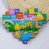 2026 Nuevo Modelo Imanes para Refrigerador de Monumentos de Ciudades Chinas Yunnan Shenyang Hong Kong Guangzhou Souvenirs Turísticos Culturales y Creativos