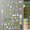Pegatinas Bordadas Estampadas de Tela de Imitación Transfronteriza, Botones de Tulipan Coloridos Tridimensionales, Pegatinas para Uñas de Moño, Modelo SL