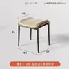 Silla de comedor estilo wabi-sabi de lujo ligero con tapicería de cuero, silla de café moderna de madera curva de diseñador, silla de estudio para el hogar de madera maciza