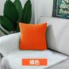 Escritório de travesseiro simples Square Velvet fronha sem núcleo cintura travesseiro almofada sala de estar Sofá de travesseiro fábrica vendas diretas