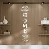 Pegatinas de Pared de Espejo Acrílico 3D Estéreo Letras Inglesas Combinación para el Hogar Autoadhesivas Bricolaje Espejo Renovación de Casa de Alquiler