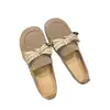 Mocasines con Lazo para Mujer 2026 Otoño Nuevos Planos Suela Suave Slip-On Zapatos Birkenstock