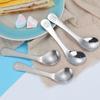 Cuchara de acero inoxidable 304 Dao Qi, cuchara creativa de dibujos animados, linda cuchara para niños, cuchara de entrenamiento para que el bebé coma suplementos alimenticios