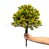 Flores Artificiales Simuladas y Plantas Verdes, Árboles de Ciprés Pequeños, Bonsáis de Ciprés Simulados, Boj, Lavanda, Flores Falsas, Árboles Falsos, Variedades Populares de Pino y Ciprés