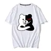 Teoría de la bala rueda de bala rota juego de baile anime periférico levanta la mano oso sonrisa oso manga corta principal camiseta de algodón verano