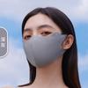 Mascarilla sin costuras con protección solar Upf50+ para primavera y verano, delgada, transpirable, resistente a los rayos UV, amigable con la piel, mascarilla facial refrescante con gancho para las orejas para protección