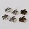 Accesorios para Joyería de Aleación Retro DIY Colgante de Flor de Rosa de Plata Antigua Venta Directa de Fábrica