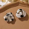 Estilo Coreano Suave y Elegante Tela Lunares Perla Rosa DIY Pinza para el Cabello Goma para el Cabello Accesorio para el Cabello Broche Flor para Zapatos y Sombreros Adornos