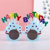 Óculos engraçados Livro Vermelho Pequeno Mesmo Estilo Feliz Aniversário óculos engraçados adereços para selfie de festa óculos decorativos de aniversário
