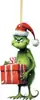 Colgante Grinch de Navidad Decoración de Árbol de Navidad Suministros de Decoración Festiva Colgante Acrílico Adornos Navideños para el Hogar