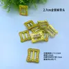 Hebilla de plástico electrochapado multi-especificación para cinturón, hebilla de zapato, hebilla de día dorada y plateada, adornos navideños, accesorios para manualidades 2-7.1cm