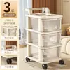 Armário pequeno multi-camadas para brinquedos infantis e itens diversos, adequado para uso doméstico, quarto, com gavetas e prateleiras
