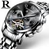 Reloj mecánico automático Tourbillon multifuncional para hombre Ruizhiyuan de acero inoxidable sólido