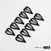 Clip negro femenino Corea del Sur tocado horquilla clip lateral adulto clip superior flequillo clip para cabello suelto clip de palabra clip simple