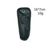 Hebilla de montañismo de aleación de aluminio multiusos accesorios de pesca alambre de acero supertensil cuerda de mano anti-pérdida + bolsa Oxford equipo de pesca para exteriores