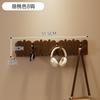 Perchero de Madera Maciza con Forma de Teclas de Piano, Ahorra Espacio, Montado en la Pared, Estante para Bolsa de Almacenamiento en la Entrada