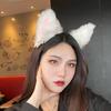 Orelha de raposa de pelúcia cabelo aro bonito super bonito gato gato namorada mao mao arco cabelo braçadeira cabeça aro headwear
