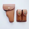 Coldre de Couro Genuíno Pronto para Saque Rápido Bolsa de Couro 77 Bolsa de Cintura Oculta com Segurança Porta-Carregador Simples/Duplo Estilo 64