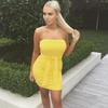 AliExpress EBAY otoño e invierno vestido de pecho envuelto vestido de fondo de cadera vestido de punto para mujer fibra de poliéster real
