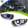 Adecuado para la Modificación del Ensamblaje de Faros de Highlander 2009-2014 con Lente LED y Luces de Circulación Diurna