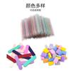 En stock pelo liso usar paquete de material para uñas herramientas al por mayor lima de viruta de madera palo de cristal kit de manicura bloque de tofu