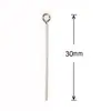 Acero Inoxidable 9 Pines Cabeza de Bola Pin Hallazgos para Joyería Hecho a Mano DIY Estilo Antiguo Material Fabricación Pendientes Colgantes Venta Caliente Al Por Mayor