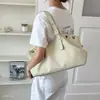 Nova bolsa feminina de camurça vintage da Tote para o outono de 2026, grande capacidade, bolsa de ombro simples