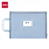 Bolsa de Arquivo em Tela Deli Pp116 Bolsa Classificadora por Assunto Bolsa com Zíper para Estudantes Bolsa de Livros Dupla Camada de Grande Capacidade