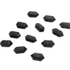 Al por mayor Obsidiana Natural Doble Punta Cuenta Suelta Accesorios para Joyería Cuentas Espaciadoras Juguete Original DIY Accesorios para Pulseras con Cuentas Cuentas