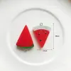 Colgantes Realistas de Frutas y Verduras Más Vendidos Transfronterizos Accesorios de Resina Aretes Hechos a Mano DIY Collares Llaveros Adornos