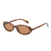 Gafas de Sol Ovaladas Pequeñas Personalizadas para Mujer Estilo Hot Girl Moda Callejera Gafas de Nicho de Gama Alta Retro Tendencia