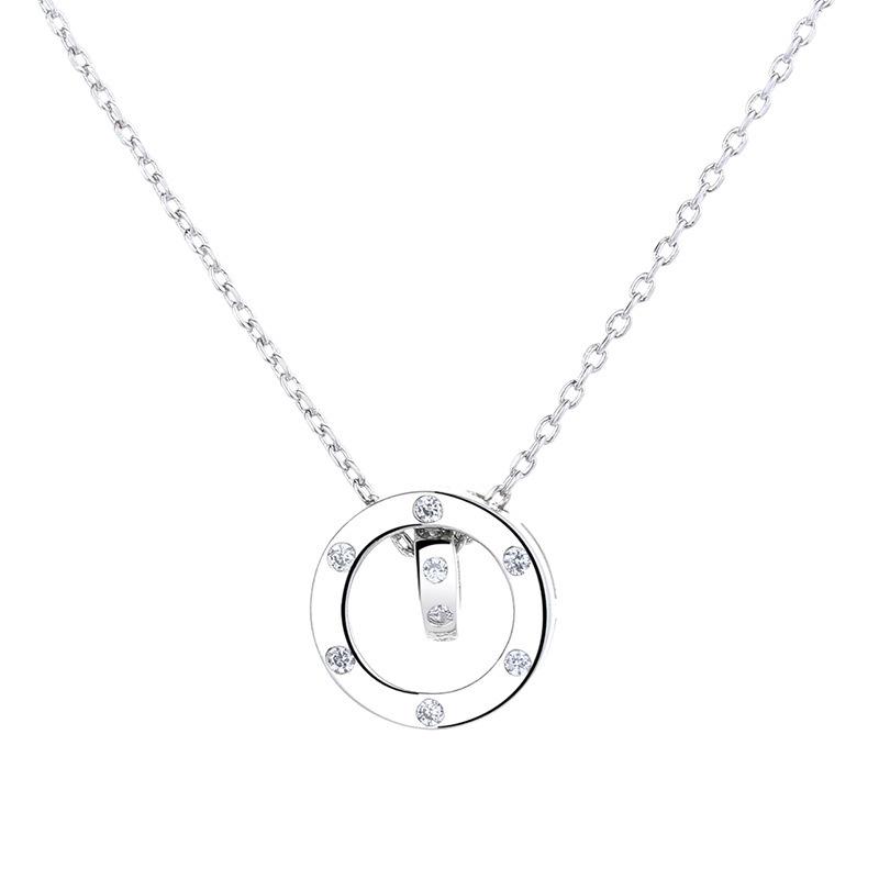 智贝详情图_6欧美流行短款锁骨项链女圆圈环吊坠时尚网红简约满