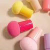 Puff de Maquiagem Almofada de Ar Cabeça de Cogumelo Colorido Ovo de Beleza Macio Cabacinha Puff para Pó Seco e Úmido Esponja de Maquiagem Ovo Ovo de Beleza Lote