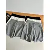 Pantalones de pijama casuales de cintura alta simples estilo coreano para mujer, usables en verano, talla grande, shorts holgados para el hogar