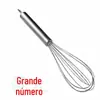 Batedor de Ovos Manual Tipo Prensa Rotativo DIY Batedor de Creme para Confeitaria Aço Inoxidável Semiautomático