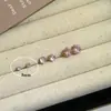 Plata S925 Zirconio Aguja Recta Super Brillante Sentido Avanzado Levantamiento de Agujeros de Oreja Cóclea Dormir Libre sin Pendientes ni Clavos de Oreja