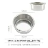 Cafetera espresso con asa, recipiente para polvo, filtro de 51/54/58 mm, individual, doble, cuatro, acero inoxidable 304, accesorios