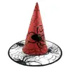 Chapéu de Halloween adereço de cabeça chapéu de bruxa pontudo colorido chapéu de bruxa de Páscoa chapéu mágico do Harry Potter chapéu de bruxo