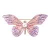 Broche de Mariposa Multicolor Estilo Retro Europeo y Americano, Pin de Piedras de Strass Graduadas de Imitación Perla de Lujo, Broche de Joyería de Alta Gama con Temática Animal