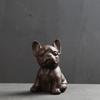 Escultura artesanal de mascota de té Yixing Zisha que insinúa la fortuna del burro, bandeja de té artesanal, juego de té, adornos para la ceremonia del té