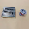 Ralo de Chão Cinza Galvanizado, Aço Inoxidável à Prova de Odores, Grande Vazão para Banheiro, Banheiro, Box de Banho, Ralo de Máquina de Lavar, À Prova de Insetos e Odores