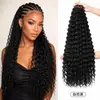 Extensiones de Crochet de Fibra Sintética Europea y Americana Deep Wave 22-30 Pulgadas Pelucas Transfronterizas