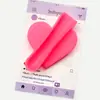 Suporte de Celular para Batom de Silicone Cor Sólida em Formato de Coração, Suporte Multifuncional Retrátil para Desktop com Adesivo Traseiro Transparente