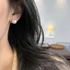 Branco Australiano Prêmio Artificial Top Branco Australiano Luz Fria Brincos de Pérola de Água Salgada Brincos Elegantes Femininos Joia para Furo na Orelha