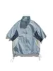 Ropa para Hombre Acu Camisa de Manga Corta de Color de Contraste para Hombre 2026 Verano Nueva Marca de Moda Más Vendida Chaqueta Camisa Casual Americana para Hombre