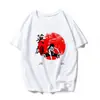 2023 anime periférico one piece Camiseta manga corta Luffy esuron verano manga corta hombre Cuello redondo cuello