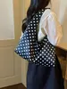 2025 Nuevo Lunares de Moda Otoño Nuevo Nylon Elegante Gran Capacidad Bolso de Hombro Bolso de Axila Bolso Tote