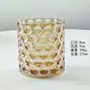 Taza de Agua Creativa de Lunares de Ensueño, Vaso de Cristal de Lunares, Vaso Tipo Tubo de Maquillaje, Vaso Clásico de Whisky para Bar, Vaso para Licores con Bola de Hielo