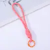 Nuevo Cordón de Teléfono Tejido de Encaje Hecho a Mano Trenzado de Colores Llavero de Cuentas Perler DIY Colgante de Souvenir Cultural y Creativo